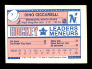 Dino Ciccarelli Autographed 1987-88 O-Pee-Chee Minis Card #7 Minnesota North Stars SKU #251734