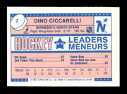 Dino Ciccarelli Autographed 1987-88 O-Pee-Chee Minis Card #7 Minnesota North Stars SKU #251735