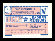 Dino Ciccarelli Autographed 1987-88 O-Pee-Chee Minis Card #7 Minnesota North Stars SKU #251736