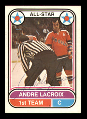 Andre Lacroix Autographed 1975-76 O-Pee-Chee WHA Card #64 San Diego Mariners SKU #251792