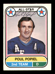 Poul Popiel Autographed 1975-76 O-Pee-Chee WHA Card #68 Houston Aeros SKU #251794