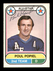Poul Popiel Autographed 1975-76 O-Pee-Chee WHA Card #68 Houston Aeros SKU #251795