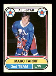 Marc Tardif Autographed 1975-76 O-Pee-Chee WHA Card #71 Quebec Nordiques SKU #251803