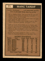 Marc Tardif Autographed 1975-76 O-Pee-Chee WHA Card #71 Quebec Nordiques SKU #251805