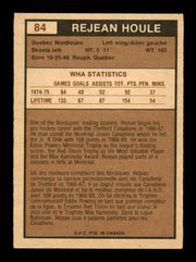 Rejean Houle Autographed 1975-76 O-Pee-Chee WHA Card #84 Quebec Nordiques SKU #251824