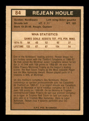 Rejean Houle Autographed 1975-76 O-Pee-Chee WHA Card #84 Quebec Nordiques SKU #251826
