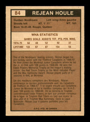 Rejean Houle Autographed 1975-76 O-Pee-Chee WHA Card #84 Quebec Nordiques SKU #251829