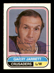 Gary Jarrett Autographed 1975-76 O-Pee-Chee WHA Card #87 Cleveland Crusaders SKU #251830
