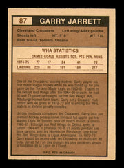 Gary Jarrett Autographed 1975-76 O-Pee-Chee WHA Card #87 Cleveland Crusaders SKU #251831
