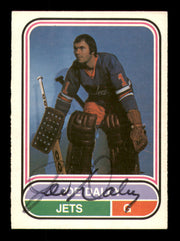Joe Daley Autographed 1975-76 O-Pee-Chee WHA Card #101 Winnipeg Jets SKU #251840