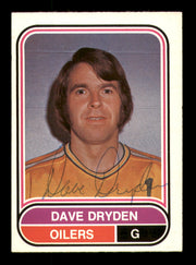 Dave Dryden Autographed 1975-76 O-Pee-Chee WHA Card #104 Edmonton Oilers SKU #251843
