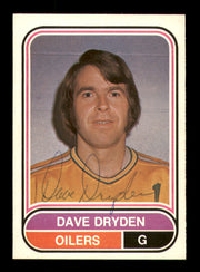 Dave Dryden Autographed 1975-76 O-Pee-Chee WHA Card #104 Edmonton Oilers SKU #251845