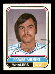 Rosaire Paiement Autographed 1975-76 O-Pee-Chee WHA Card #106 Hartford Whalers SKU #251848