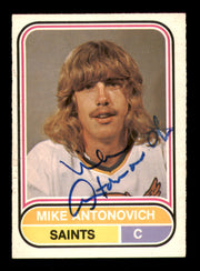 Mike Antonovich Autographed 1975-76 O-Pee-Chee WHA Card #111 Minnesota Fighting Saints SKU #251857
