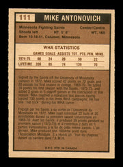 Mike Antonovich Autographed 1975-76 O-Pee-Chee WHA Card #111 Minnesota Fighting Saints SKU #251857