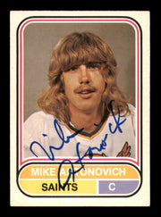 Mike Antonovich Autographed 1975-76 O-Pee-Chee WHA Card #111 Minnesota Fighting Saints SKU #251859