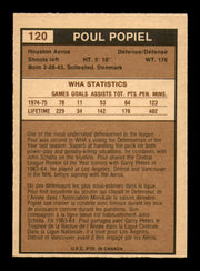 Poul Popiel Autographed 1975-76 O-Pee-Chee WHA Card #120 Houston Aeros SKU #251868