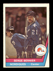 Serge Bernier Autographed 1977-78 O-Pee-Chee WHA Card #60 Quebec Nordiques SKU #251897