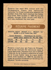 Rosaire Paiement Autographed 1976-77 O-Pee-Chee WHA Card #37 Indianapolis Racers SKU #251908