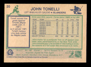 John Tonelli Autographed 1983-84 O-Pee-Chee Card #20 New York Islanders SKU #251951