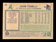 John Tonelli Autographed 1983-84 O-Pee-Chee Card #20 New York Islanders SKU #251952