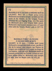 Lanny McDonald Autographed 1983-84 O-Pee-Chee Card #75 Calgary Flames SKU #251959