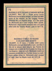 Lanny McDonald Autographed 1983-84 O-Pee-Chee Card #75 Calgary Flames SKU #251960