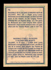 Lanny McDonald Autographed 1983-84 O-Pee-Chee Card #75 Calgary Flames SKU #251961