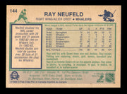 Ray Neufeld Autographed 1983-84 O-Pee-Chee Rookie Card #144 Hartford Whalers SKU #251963