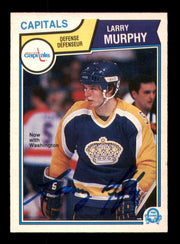 Larry Murphy Autographed 1983-84 O-Pee-Chee Card #159 Washington Capitals SKU #251967