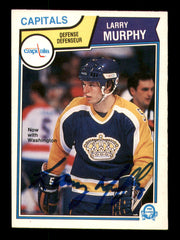 Larry Murphy Autographed 1983-84 O-Pee-Chee Card #159 Washington Capitals SKU #251968