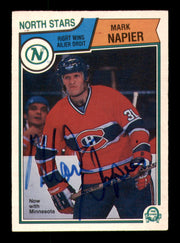 Mark Napier Autographed 1983-84 O-Pee-Chee Card #192 Montreal Canadiens SKU #251972