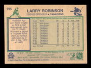 Larry Robinson Autographed 1983-84 O-Pee-Chee Card #195 Montreal Canadiens SKU #251974