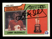 Lanny McDonald Autographed 1983-84 O-Pee-Chee Card #208 Calgary Flames SKU #251976