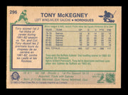 Tony McKegney Autographed 1983-84 O-Pee-Chee Card #296 Quebec Nordiques SKU #251992