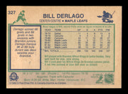 Bill Derlago Autographed 1983-84 O-Pee-Chee Card #327 Toronto Maple Leafs SKU #252003
