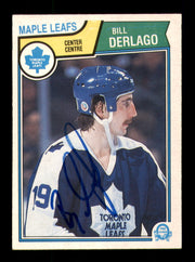 Bill Derlago Autographed 1983-84 O-Pee-Chee Card #327 Toronto Maple Leafs SKU #252004