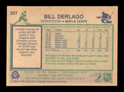 Bill Derlago Autographed 1983-84 O-Pee-Chee Card #327 Toronto Maple Leafs SKU #252004