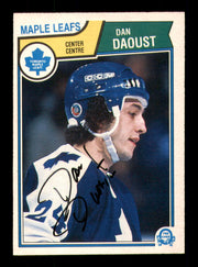 Dan Daoust Autographed 1983-84 O-Pee-Chee Card #328 Toronto Maple Leafs SKU #252005