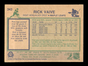 Ric Vaive Autographed 1983-84 O-Pee-Chee Card #343 Toronto Maple Leafs SKU #252007