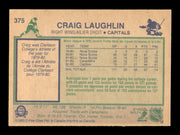 Craig Laughlin Autographed 1983-84 O-Pee-Chee Rookie Card #375 Washington Capitals SKU #252017