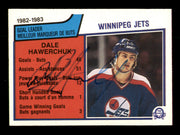 Dale Hawerchuk Autographed 1983-84 O-Pee-Chee Card #377 Winnipeg Jets SKU #252021