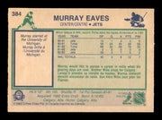 Murray Eaves Autographed 1983-84 O-Pee-Chee Card #384 Winnipeg Jets SKU #252024