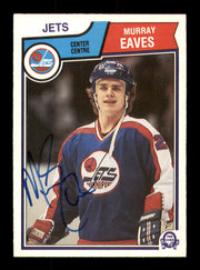 Murray Eaves Autographed 1983-84 O-Pee-Chee Card #384 Winnipeg Jets SKU #252025