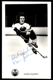 Norm Ullman Autographed 3.5x5.5 Photo Edmonton Oilers SKU #252067
