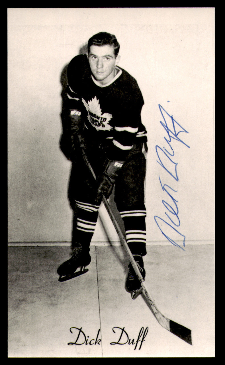 Dick Duff Autographed 3x5 Photo Toronto Maple Leafs SKU #252075