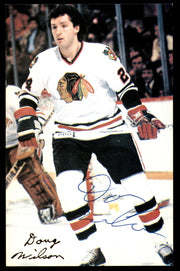Doug Wilson Autographed 3.5x5.5 Postcard Chicago Blackhawks SKU #252084