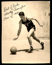 Marty Passaglia Autographed 3.5x4.5 Photo Santa Clara "Class of 1941" SKU #252114