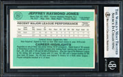 Jeff Jones Autographed 1984 Donruss Card #262 Cincinnati Reds Beckett BAS #18280450