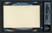 Nellie Fox Autographed 3x5 Index Card Chicago White Sox Beckett BAS #18281383